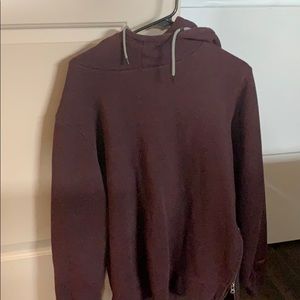 NWOT SCOTCH & SODA Burgundy Hooded Sweatshirt